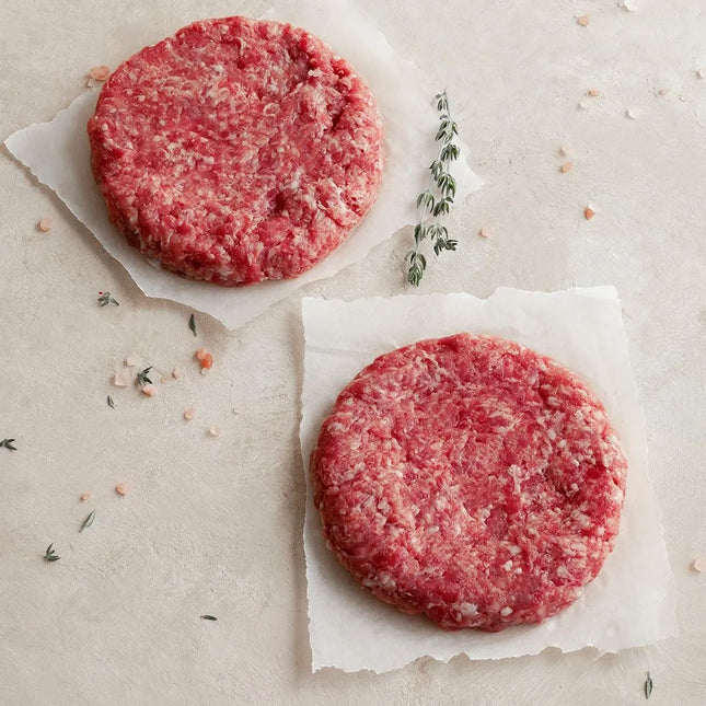 Carne de Hamburguesa de Res x 500gr Premium 4 und (Gr a $47,6)